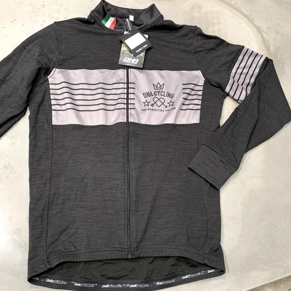 DNA Cycling Retro Merino Wool Sweater/Jersey - NWT